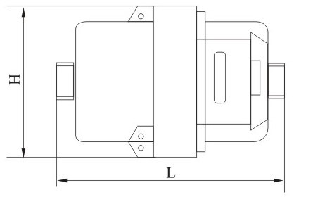 立(li)式容積(jī)式水表(biǎo)外形尺(chǐ)寸圖