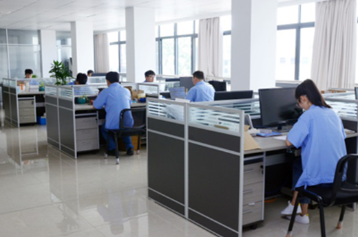國信公司辦公(gōng)室一角